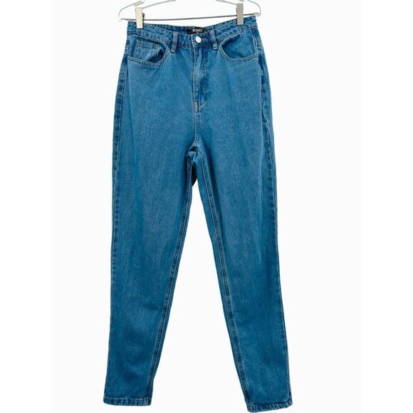 Missguided Hi Waisted Mom Jeans Womens 2T Tall High Rise Tapered Leg - Picture 1 of 10